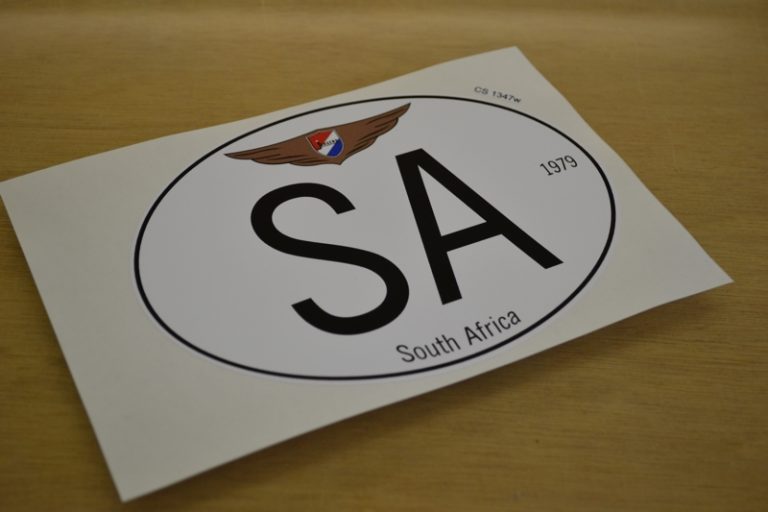 Jurgens Caravan Plaque Sticker SINGLE Caravan Stickers