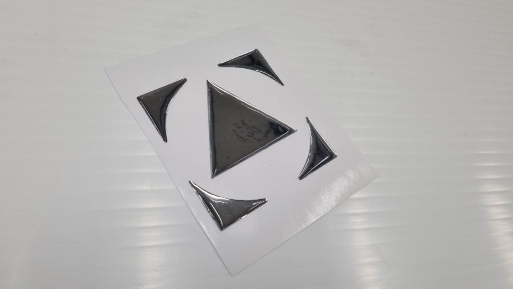 Ace 2007 Resin rear Logo